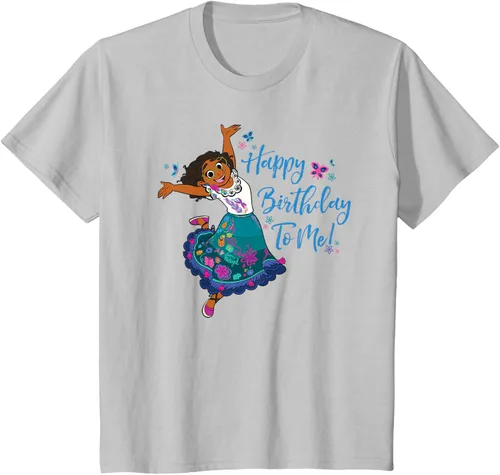Vista 27 de Disney Camiseta Encanto Mirabel Madrigal ¡Feliz cumpleaños a mí! Negro
