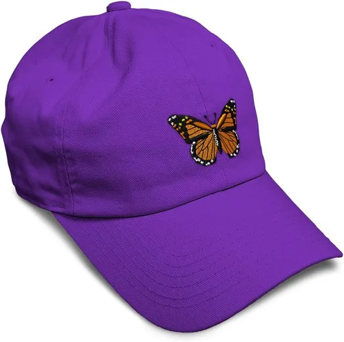 Vista 56 de Gorra de béisbol suave con diseño de mariposa monarca, con insectos, bordado de mariposa, de algodón, para hombres y mujeres