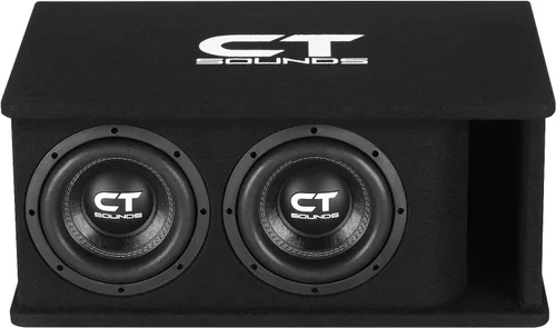 Vista 2 de CT Sounds Caja de subwoofer de coche con puerto dual de 8 "1600W de la serie Tropo - TROPO-2X8D4