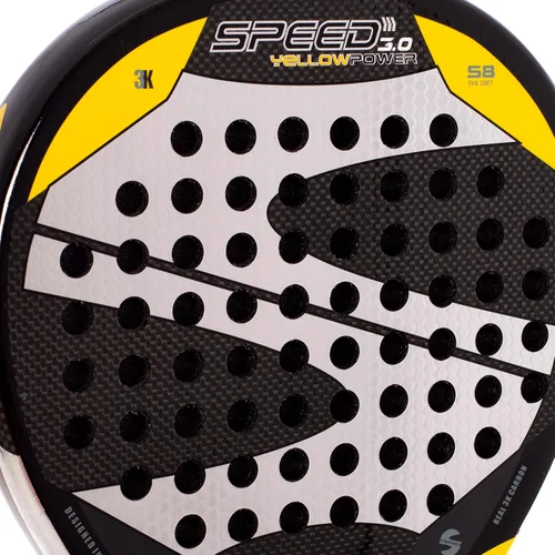 Vista 5 de Softee 0011809 Padel Racket Softee Speed Power 3.0 Yellow Racket