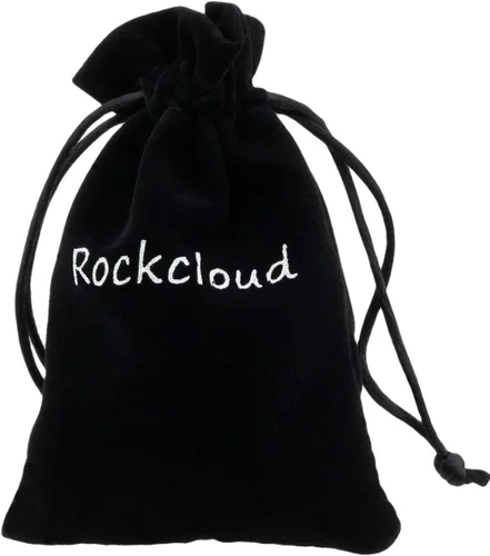 Vista 7 de Rockcloud Piedra bruta AB con revestimiento de titanio, figura de geoda drusa en racimo para decoración de boda en casa, oficina, 2