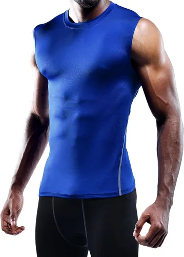 Vista 7 de NELEUS Paquete de 3 camisetas de compresión Dry Fit para hombre
