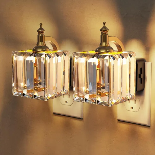 Vista 12 de L LOHAS LED Las luces nocturnas se enchufan a la pared, luz nocturna con Anillo de oro-3CCT