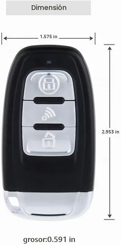 Vista 3 de EASYGUARD EC002-NS PKE Sistema de alarma de coche de entrada sin llave pasiva arranque remoto botón de parada de arranque NFC bloqueo desbloqueo