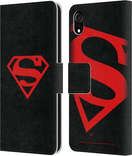 Vista 153 de Head Case Designs Funda de piel con licencia oficial de Superman DC Comics con logotipos negros y rojos compatible con Apple iPhone 11