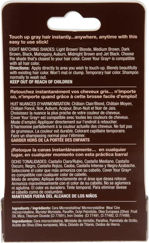 Vista 4 de Cover Your Gray Palo de retoque para mujeres, marrón oscuro, 0.15 oz