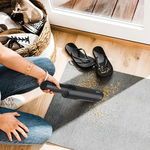 Vista 5 de Shark WV410CO WANDVAC Aspiradora de Mano Inalámbrica, Portátil y Ligera, Succión Potente para Pelo de Mascotas, Automóvil, Hogar, Negro (Renovado)