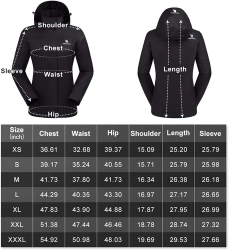 Vista 7 de CAMEL CROWN Chaqueta impermeable ligera para mujer, rompevientos con capucha para exteriores, senderismo, escalada, viajes, Camel