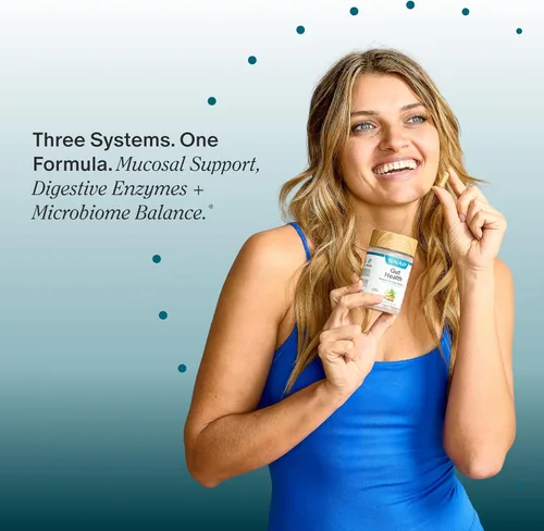 Vista 2 de Snap Supplements Suplemento de lipasa intestinal, probiótico, 50 cápsulas Gut Health Supplement for Women & Men, Digestive Enzymes, Bloating &