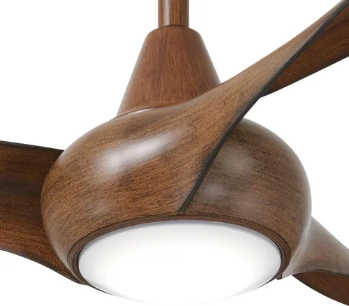 Vista 3 de Minka-Aire F845-DK Ventilador de techo Light Wave de 44 pulgadas con luces LED y mando a distancia, acabado Koa envejecido