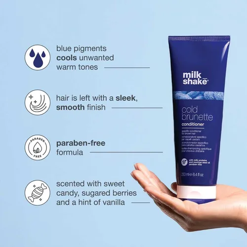 Vista 3 de milk_shake Cold Brunette Conditioner Cools Warm Undertones