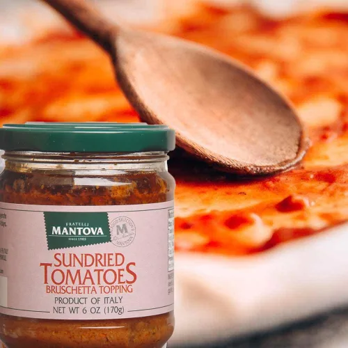 Vista 6 de Mantova Mezcla de cobertura de bruschetta italiana 4/6 oz