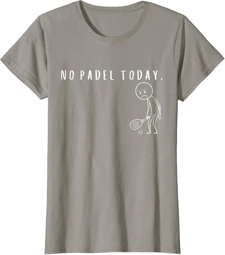 Vista 74 de No Padel Today Funny Padel Stickman Padel Playera Jugador de Tenis