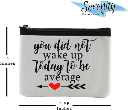 Vista 13 de Bee-You-Tiful Coin Purse Wallet Pouch For Women Small Card Change Bag With Zipper Mini Travel Purse For ID Case Makeup Card Novelty Bag
