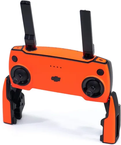 Vista 5 de Wrapgrade Skin compatible con DJI Mavic Mini Mando a distancia (Airforce Silver)