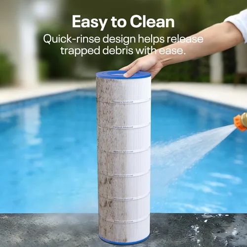 Vista 7 de POOLPURE Filtro de piscina PLF150A reemplaza a Pentair CC150, CCRP150, PAP150, Ultral-C4, PP-C4, PP-C4-M, Unicel C-9415, R173216, 59054300, Filbur
