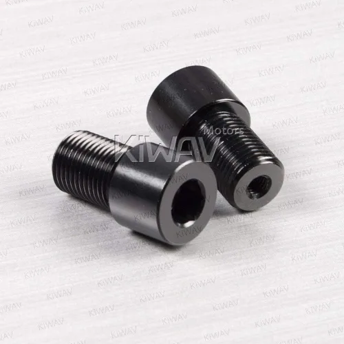 Vista 2 de KiWAV Adaptador de espejo de extremo de barra M16 para Yamaha MT-07 MT-09