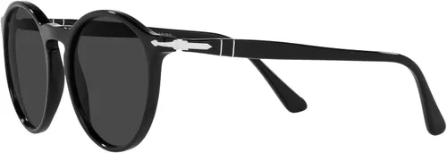 Vista 3 de Persol PO3285S - Gafas de sol redondas, NegroVerde