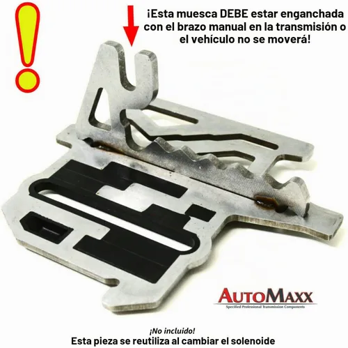 Vista 5 de 545RFE Solenoide Pack BLOCK – Solenoide de transmisión OEM para Dodge Ram 1500 2500 3500 (2004 y posteriores) – Solo enchufe blanco – Compatible