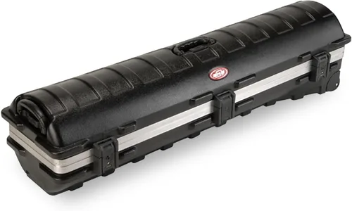 Vista 7 de SKB Staff ATA Hard Shell Plastic Golf Travel Case for Cart Bags with 2 Wheels - Heavy-Duty Rolling Club and Driver Carrier for Airline Transport