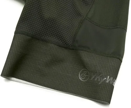 Vista 3 de YKYWBIKE Pantalones cortos de ciclismo para hombre, con relleno, 2 bolsillos, agarre antideslizante en las piernas, transpirable, de alta