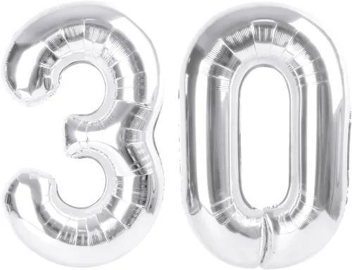 Vista 89 de Globos con números de 40 pulgadas, color negro, para decoraciones de cumpleaños de 10 a 100 años Jumbo 40In & Vibrant Color, With Hanging Holes