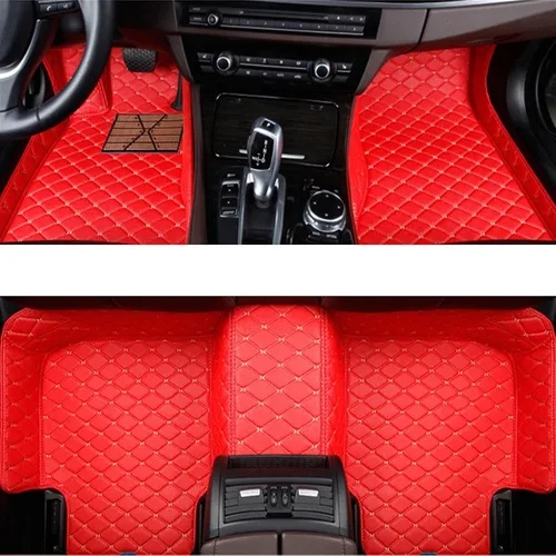 Vista 14 de Tapete de cuero completo envolvente personalizado para Nissans Sulphy Teana J32/L33 Sentra Qashqai J10/J11 Leaf March GTR Cefiro Terra