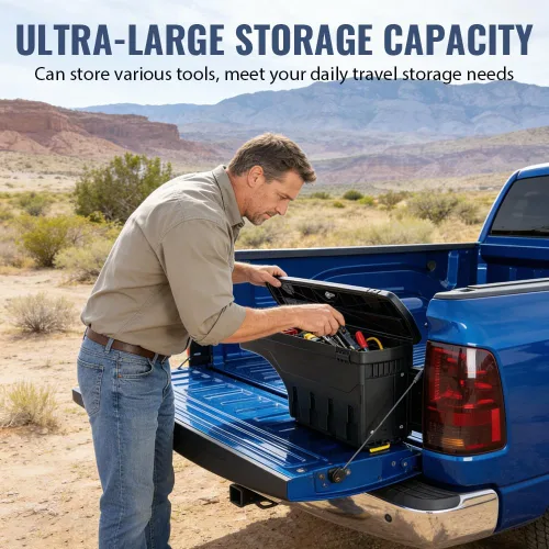 Vista 2 de PIT66 Caja de almacenamiento para cama de camión lado derecho compatible con Ford F150 1997-2014