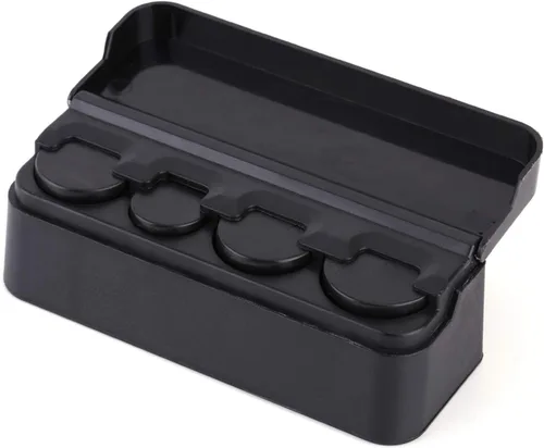 Vista 7 de Organizador portátil de monedas para automóvil, caja de almacenamiento de monedas para automóvil, organizador de cambio de monedas, dispensador