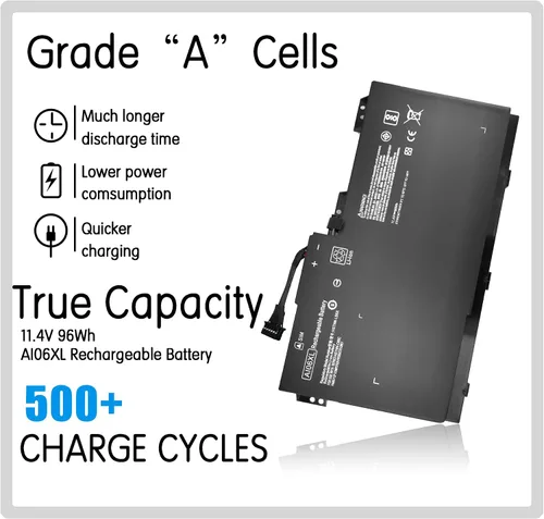 Vista 3 de 96Wh AI06XL - Batería recargable para portátil HP ZBook 17 G3 Series A106XL HSTNN-LB6X 808451-001 808397-421 808451-001 808451-002 HSTNN-C86C