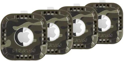 Vista 18 de Pelican Protector - Paquete de 4 soportes para Apple AirTag Funda Air Tag con adhesivo 3M Funda resistente a prueba de golpes para AirTag Stick