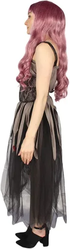Vista 3 de Disfraz de gótico de zombi HC-065 para mujer adulta, S