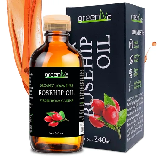 Vista 11 de GreenIVe Aceite de rosa mosqueta Rosa Canina 100% puro prensado en frío aceite virgen gotero de vidrio fácil aplicación (2 onzas líquidas)