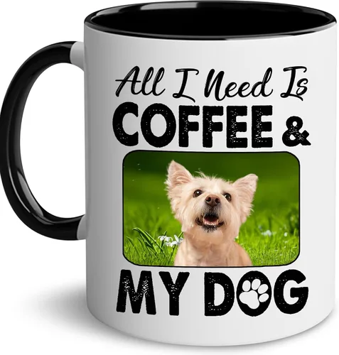 Vista 8 de WHIDOBE Taza personalizada para perro, tazas de café personalizadas de 11 onzas, 15 onzas, regalos de cumpleaños de Navidad para amantes de las 1