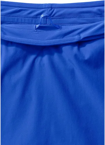 Vista 4 de Lands' End Falda de natación para mujer, de secado rápido, con cintura elástica, Azul (Electric Blue)