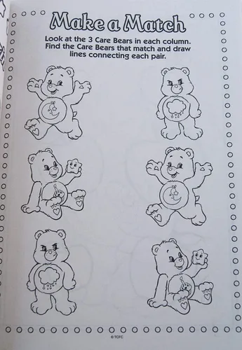 Vista 3 de Care Bears Fuzzy Friends - Libro para colorear y actividades (80 páginas)