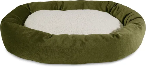 Vista 10 de Cama para perro de 24 pulgadas Apple Villa Collection Sherpa Bagel