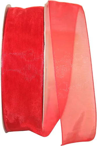 Vista 129 de Reliant Ribbon 25621-053-09C Cinta transparente de gasa, 1-1/2 pulgadas x 100 yardas, azul