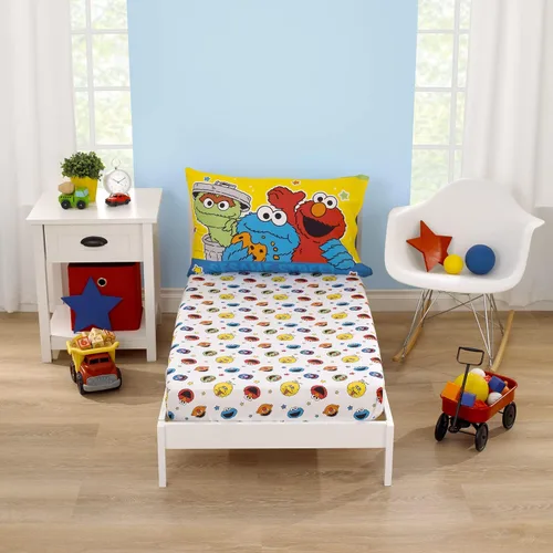 Vista 13 de Warner Brothers Batman The Caped Crusader - Juego de sábanas de 2 piezas para niños pequeños, sábana bajera ajustable y funda de almohada reversible