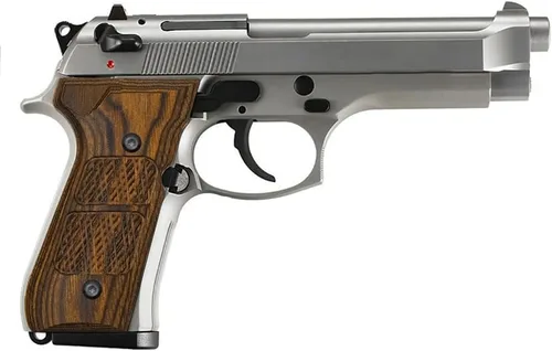 Vista 5 de Guuun Empuñadura de madera para Beretta 92/96 de tamaño completo 92FS Grips, panel de mango de pistola compuesto de madera