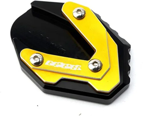 Vista 13 de Moto Kickstand Soporte lateral ampliar placa de almohadilla y tapas de aire de válvula de neumático para Suzuki para GIXXER 250 SF para GIXXER 150