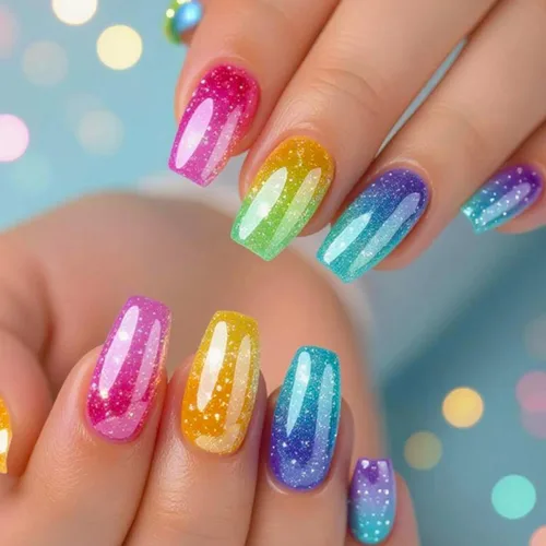 Vista 25 de MISUD Uñas Postizas - Uñas Largas Forma Ataúd con Pegamento en Negro Gótico, Diseño Acrílico Gótico de Rosa 24 piezas