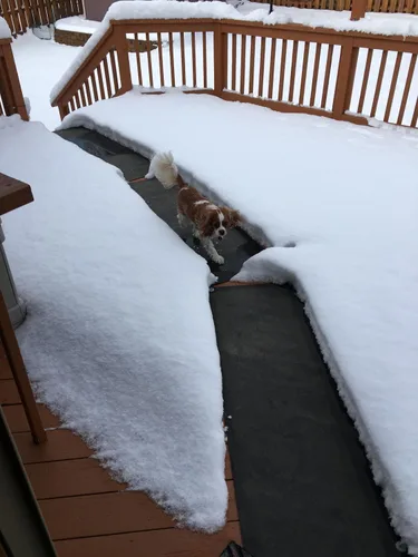 Vista 6 de HeatTrak Alfombrillas térmicas para derretir la nieve, tapetes térmicos para exteriores para pasillos, tapetes eléctricos para derretir nieve
