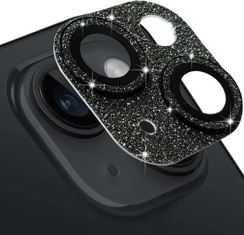 Vista 24 de Protector de lente de cámara compatible con iPhone 15 y 15 Plus, protector de pantalla de vidrio templado antiarañazos, a prueba de golpes, funda