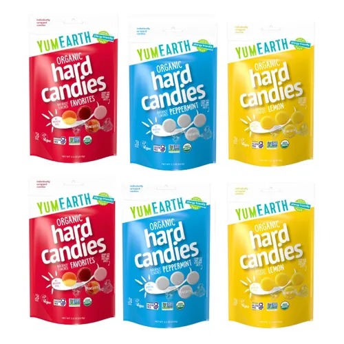 Vista 12 de YumEarth - Gomitas orgánicas con sabor a fruta, sabores surtidos, 1.93 kilogramos / 4.25 libras (paquete de 1), aptas para alérgicos, sin organismos