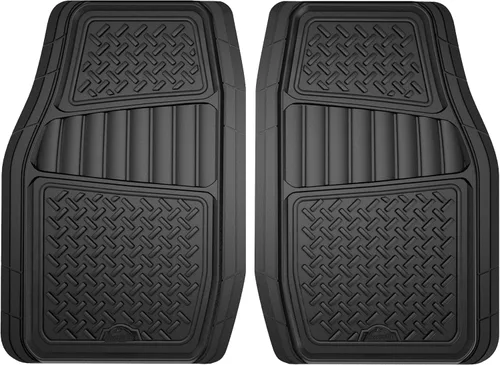 Vista 12 de Armor All Alfombrilla de carga resistente, alfombrilla de ajuste universal para automóviles, camiones, SUV, color negro