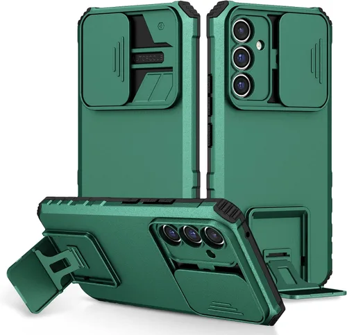 Vista 48 de Funda compatible con Samsung Galaxy M13 5G/A04 Dimensional Soporte Ventana Corredera Teléfono Móvil Funda Protectora a Prueba de Golpes para Samsung
