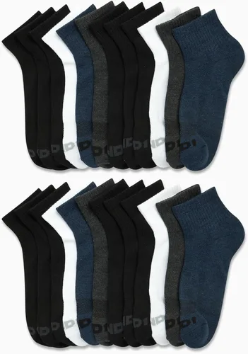 Vista 2 de AND1 Calcetines para hombre - Calcetines deportivos de corte de cuarto (24 unidades)