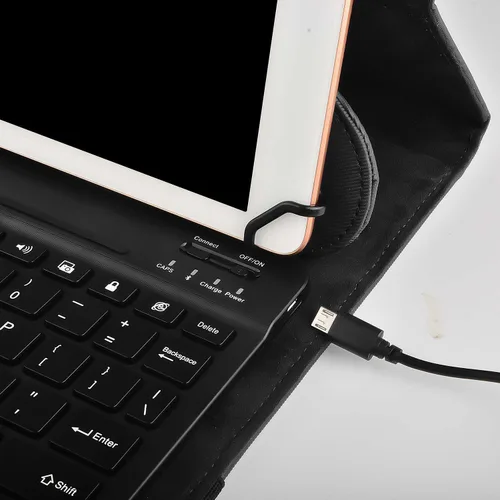 Vista 3 de Navitech Funda con teclado Bluetooth rotacional compatible con CHUWI HiPad Plus con pantalla táctil de 11 pulgadas