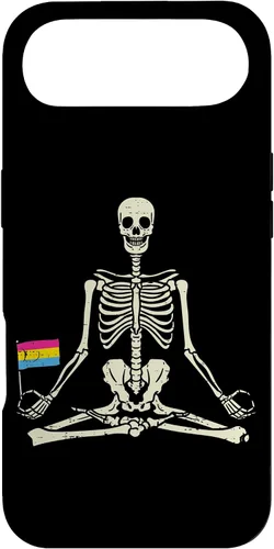 Vista 27 de Skeleton Yoga Pansexual Flag Yogi Asana Pan Pride LGBT Gift Case for iPhone 17